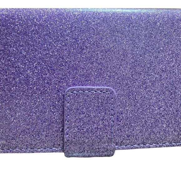 🆕 2/$10☀️ Samsung Galaxy 6.2 Purple Wallet Phone Case - Picture 7 of 11